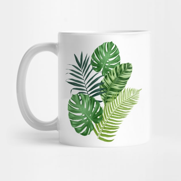 Tropical leaves by CatyArte